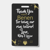 Ringdrager Beveiligingsbadge Badge (Achterkant)