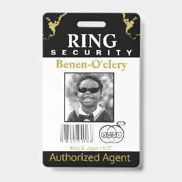 Ringdrager Beveiligingsbadge Badge