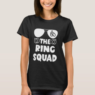 Ringdrager Bril Trouwfeest Beveiliging T-shirt