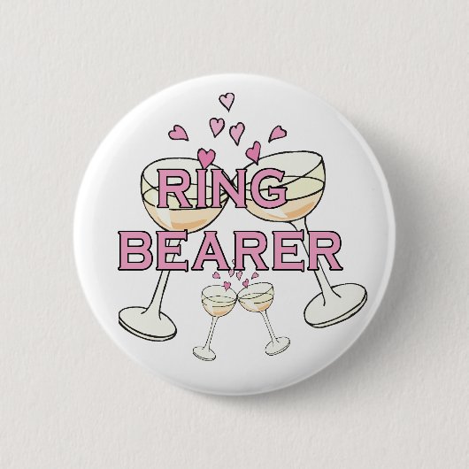 Ringdrager Bruiloft ID Button (Voorkant)