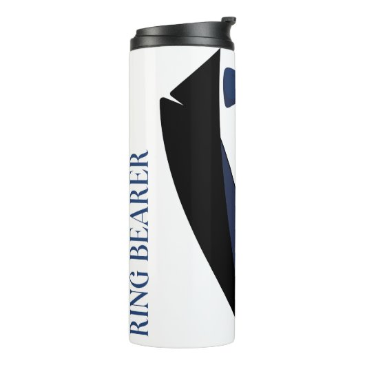 Ringdrager bruiloftsfeest thermosbeker (Gedraaid links)