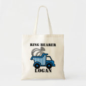 Ringdrager Dump Truck Blauw Tote Bag (Voorkant)