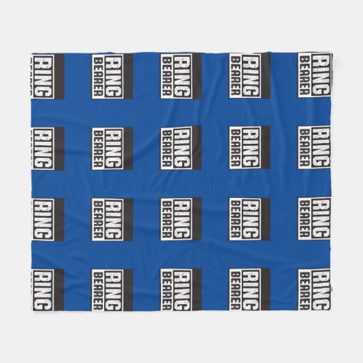 Ringdrager Fleece Deken Blu en Blk Collectie (Voorkant (Horizontaal))