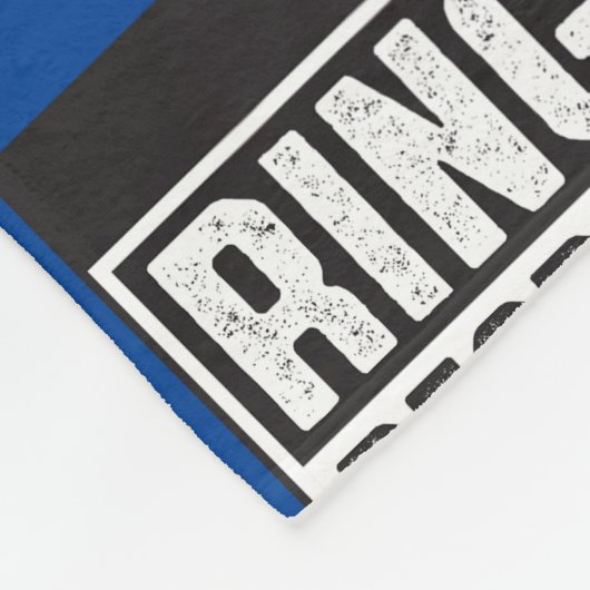 Ringdrager Fleece Deken Blu en Blk Collectie (Hoek)