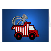 ringdrager gele stortwagen (Voorkant Horizontaal)