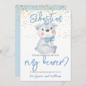 Ringdrager Leuk Beer Pagina Jongensvoorstel Kaart (Voorkant / Achterkant)