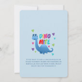 Ringdrager Pageboy Bedankt Dinosaur (Achterkant)