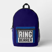 Ringdrager Rugzak Blauw en Zwart Collectie (Voorkant)