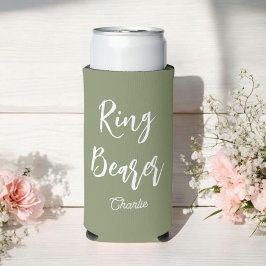 Ringdrager Sage Green Trouw Seltzer Blikjeskoeler