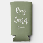 Ringdrager Sage Green Trouw Seltzer Blikjeskoeler (Achterkant)