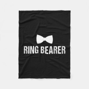Ringdrager shirt - schattige ringdrager voor jonge fleece deken