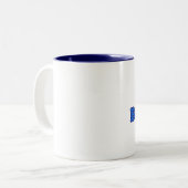 Ringdrager Tweekleurige Koffiemok (Voorkant links)