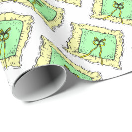 Ringdrager van een weddenschap met een pilotendoek cadeaupapier