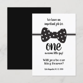 Ringdrager Verzoek Strikdas Kaart