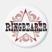 Ringdrager Westerne rode magneet (Voorkant)