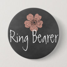 Ringdrager Wild Peach Rozen Krijtbord