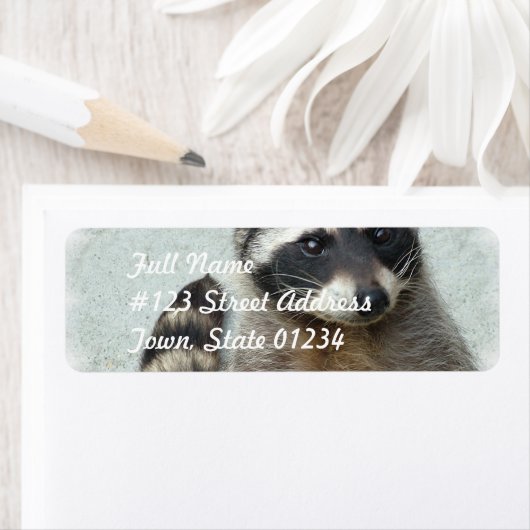 Ringed Raccoon Mailing Labels (Insitu)