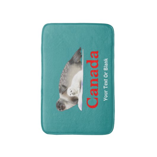 Ringed zegel badmat (Voorkant Verticaal)