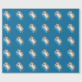 Ringed zegel cadeaupapier (Vlak)