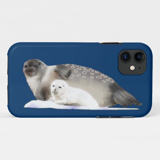 Ringed zegel Case-Mate iPhone case (Achterkant (horizontaal))