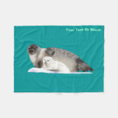 Ringed zegel fleece deken (Voorkant (Horizontaal))