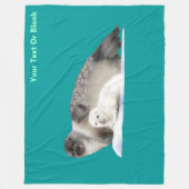 Ringed zegel fleece deken (Voorkant)