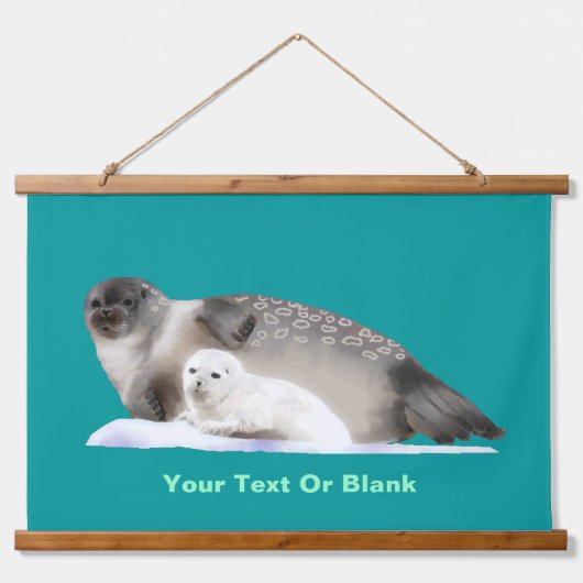 Ringed zegel hangend wandkleed (Voorkant)