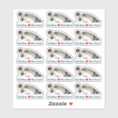 Ringed zegel - Koude neus Warm hart kruiper Sticker (Vel)