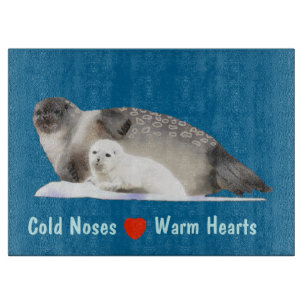 Ringed zegel - Koude neus Warm hart Snijplank