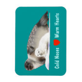 Ringed zegel magneet (Verticaal)