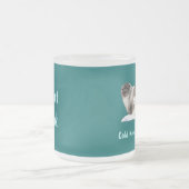 Ringed zegel matglas koffiemok (Center)