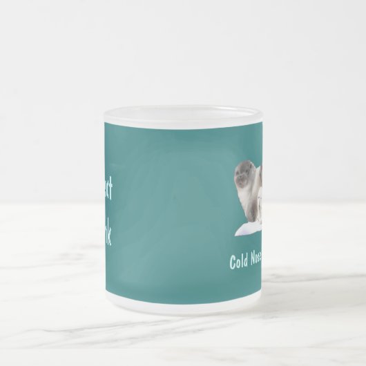 Ringed zegel matglas koffiemok (Center)