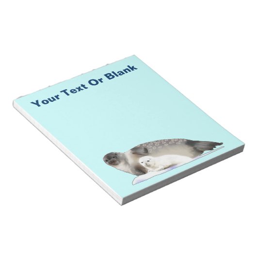 Ringed zegel notitieblok (Schuin)