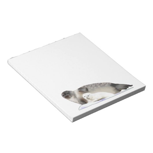 Ringed zegel notitieblok (Schuin)