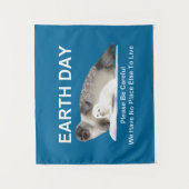 Ringed zegel - op dunne ijs wandkleed (Voorkant)