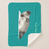 Ringed zegel sherpa deken (Voorkant)