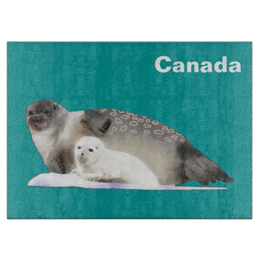 Ringed zegel snijplank (Voorkant)