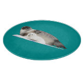 Ringed zegel snijplank (Hoek)