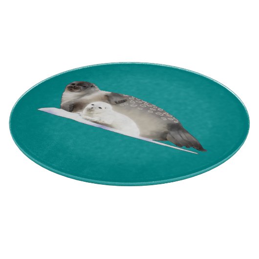 Ringed zegel snijplank (Hoek)