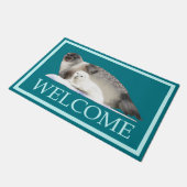 Ringed zegel - Welkom Deurmat (Schuin)