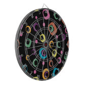 Ringen Abstracte kunst Dartbord (Voorkant Links)