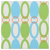 Ringen | Blauwe en groene verbinding Stof (Close Up)