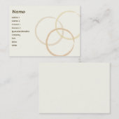 Ringen - Chubby Visitekaartje (Voorkant / Achterkant)