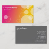 Ringen en cirkels 01 visitekaartje (Voorkant / Achterkant)