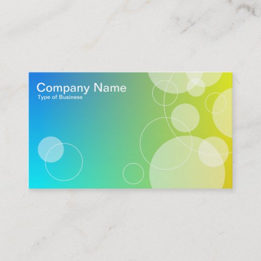 Ringen en cirkels 02 visitekaartje (Voorkant)