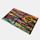 Ringen en driehoeken deurmat (Schuin)