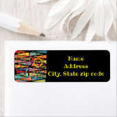 Ringen en driehoeken etiket (Insitu)