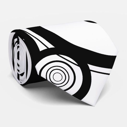 Ringen en strips stropdas (Opgerold)