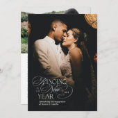 "Ringen in het nieuwe jaar" Verloving Aankondiging (Voorkant / Achterkant)