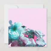 Ringen met witte rozenblaadjes kaart (Voorkant)
